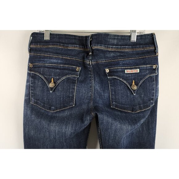 Hudson Jeans Womens 30x32 Blue Collin Flap Pocket Skinny Denim - Picture 8 of 10